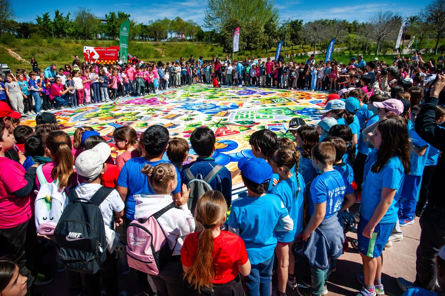 Niños y niñas en el Dia de l'Esport 2026